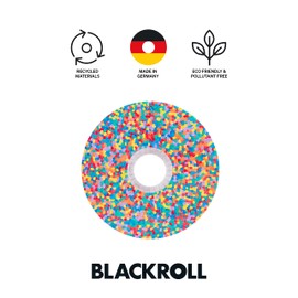 BLACKROLL® Standard Fascia Roller (30 x 15 cm), Fitness Roller for Self-Massage of the Back and Legs, Effective Massage Roller for Functional Training, Medium Hardness, Made in Germany, Rainbow