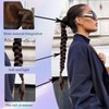 Braide Ponytail Extension 24 inch Braid Extensions for Women Honey