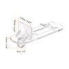 sourcing map 20pcs Cabinet Shelf Clips 5mm/0.2" Self-Locking Polycarbonate Plastic