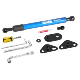 Winunite Compatible with 2015-2025 F150 Blue Tailgate Assist – Stainless Steel Material, Quiet Controlled Descent, No More Slamming Down, No Drill Bolt-On Installation with All Tools Included