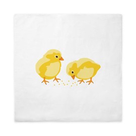CafePress Baby Chicks Queen Duvet Cover, Printed Comforter Cover, Unique Bedding