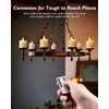 Homemory Rechargeable Flameless Candles, 2/4/6/8H Timer LED Votive Candles, 12