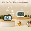 Geevon Alarm Clock for Bedroom, Small Digital Atomic Clock for