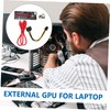 Operitacx 1 Set External Graphics Card Pcie Extension for Laptops