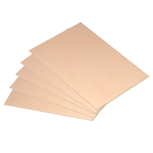 PATIKIL FR4 Single Side Copper Clad, 5 Pack 100 x