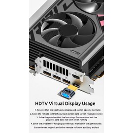 FASTELECTRIC 5 Pack HDMI Interface Analog Plug 4K Display Emulator Host Display Disk Runs Better HDTV Interface Deceiver Adapter Compatible with Windows Mac OSX Linux Support 4kx2k 2160P 1080p