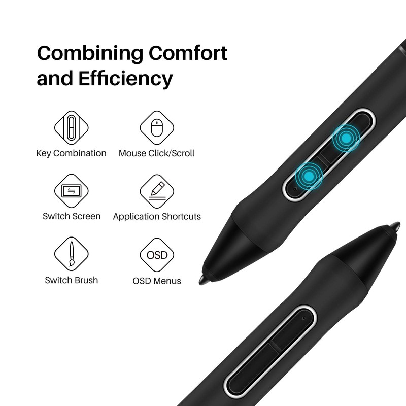 Huion PW517 Pen Tech 3.0 Battery-Free Stylus Pen for Huion