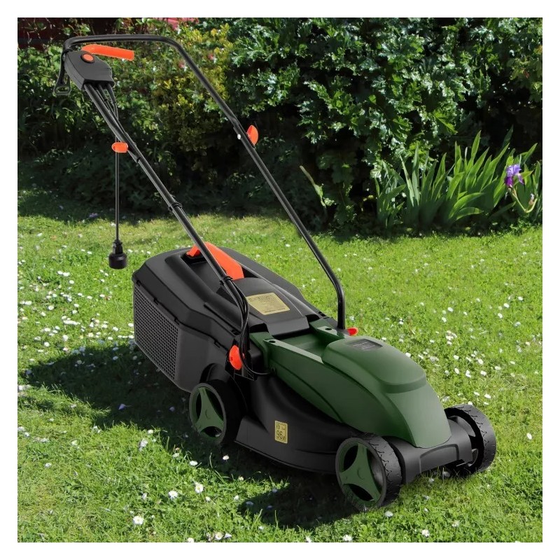 Costway 12-AMP 13.5" Corded Electric Grass Corded Lawn Mower Adjustable