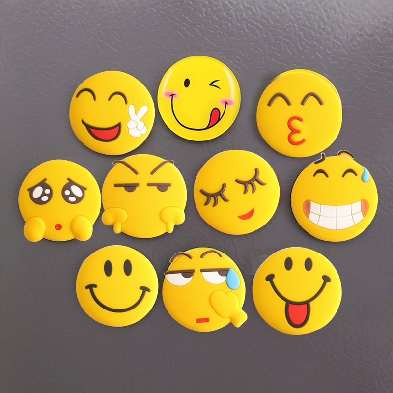 12PCS Emoji Fridge Magnets Refrigerator Funny Fridge Magnets Cute Magnets