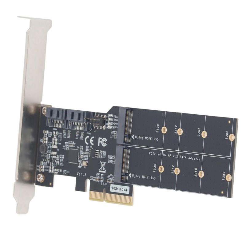 PCIE 3.0 to SATA 3 M.2 Adapter Card High Speed