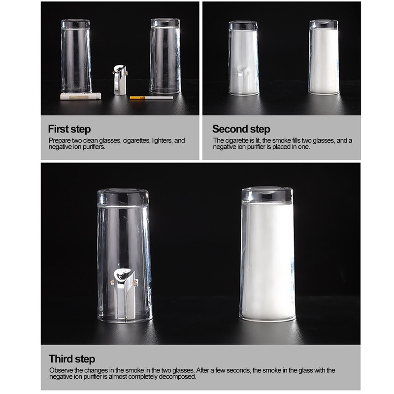Wearable Air Purifier Rechargeable Portable Air Purifier Necklace for Haze