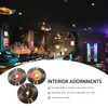 Ciieeo 12pcs Vinyl Record Decoration Mini Mural Pvc