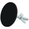 Westbrass 2" Kitchen Sink Hole Cover, Matte Black, D202-62