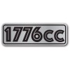Air Cooled VW 1776CC DECAL Fits VW VOLKSWAGEN BEETLE GHIA