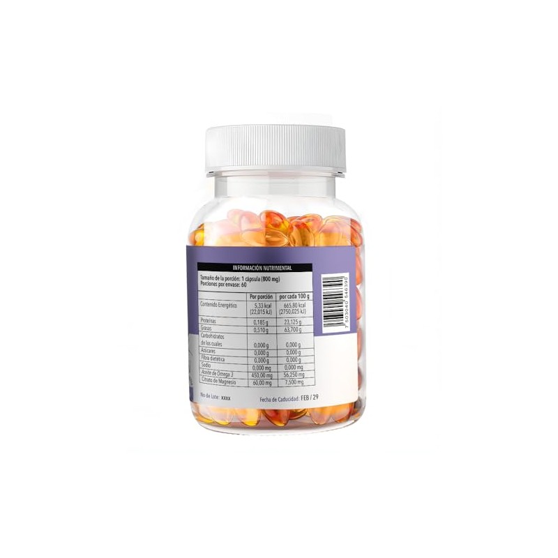 Citrato de Magnesio Duo Pack, Cápsulas de 800 mg, 60