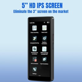 2025 Language Translator Device: Offline/Real-Time/High-Accuracy Device with 139+ Languages, Voice/Text/Offline/Photo/AI Instant Two-Way Translation, Ideal for Travel/Business/Learning