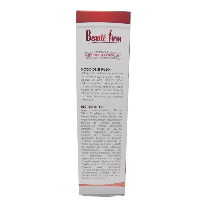 Beauté Gel Reafirmante Termogénico 200 ml Mejora Elasticidad y Tono