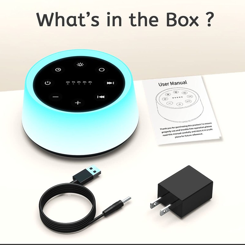 ColorsNoise Sound Machine and White Noise Machine with 30 Soothing