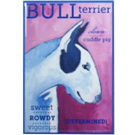 Bull Terrier Fridge Magnet