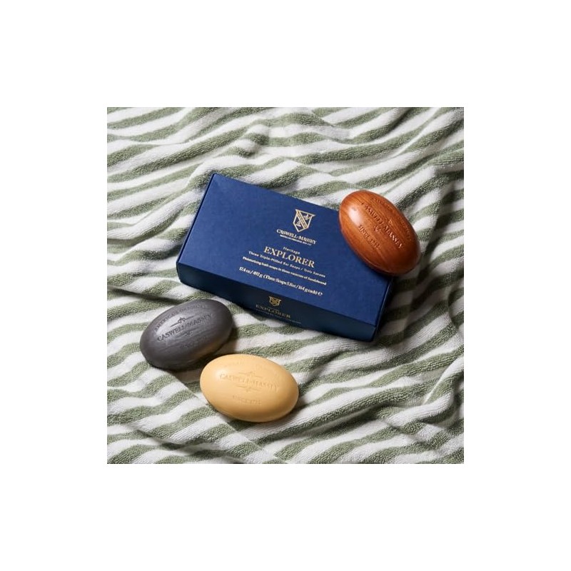 Caswell-Massey Triple Milled Luxury Bath Soap MenTMs Sandalwood Explorer Soap