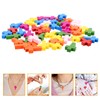 PRETYZOOM 100 Pieces Wooden Cross Pendants Colour Cross Charms Pendants