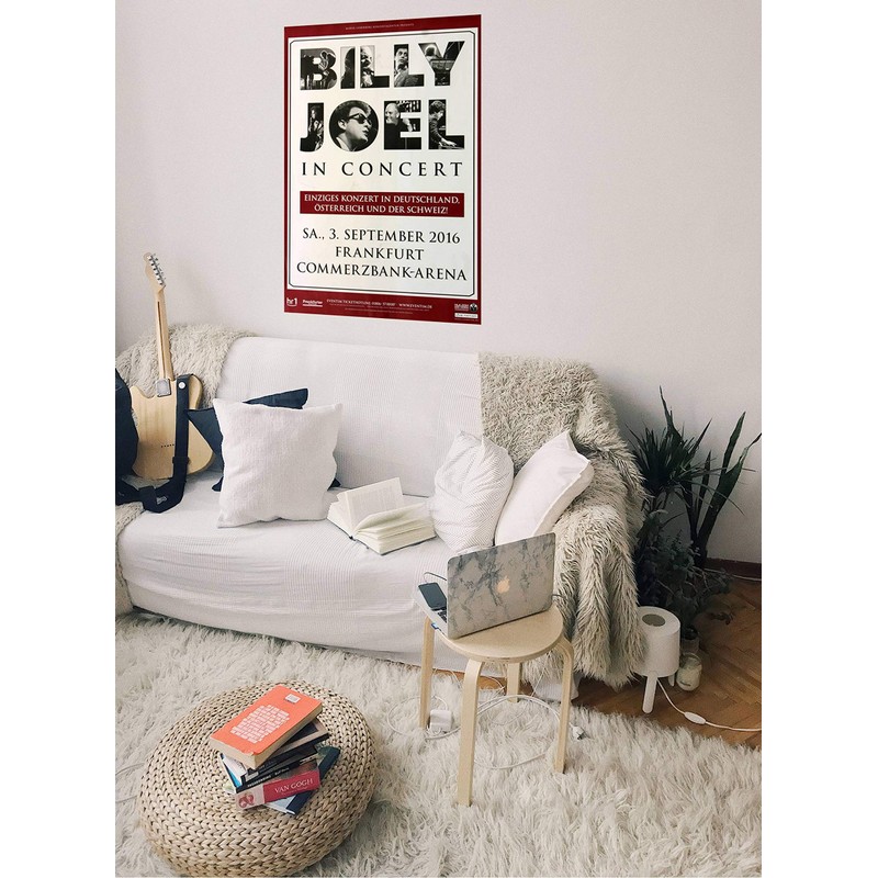 Billy Joel Live In Frankfurt, Frankfurt 2016 Concert Poster /