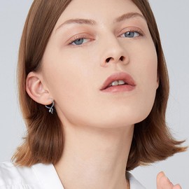 MONGAS Snake Earrings Sterling Silver Snake Hoop Earrings Snake Jewelry for Women