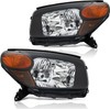 Headlights Assembly Pair for 2004 2005 Toyota RAV4 Headlamps Head