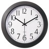 Universal Whisper Quiet Clock, 12, Black, White