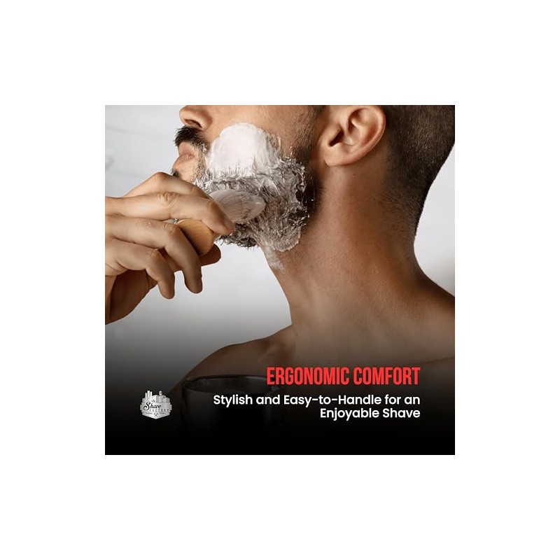 The Shave Factory Shaving Brush - Perfect for Traditional Wet