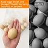 Jgalnim 3Pack Egg Trays,Deviled Egg Containers with Lid,Egg Container Carrier,Refrigerator