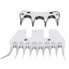 Replacement Blades for Sheep Scissors, Professional Curved 9 Tooth Shear