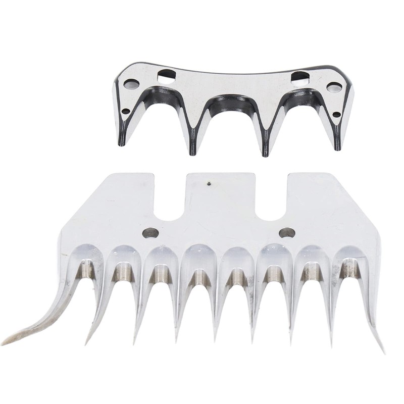 Replacement Blades for Sheep Scissors, Professional Curved 9 Tooth Shear