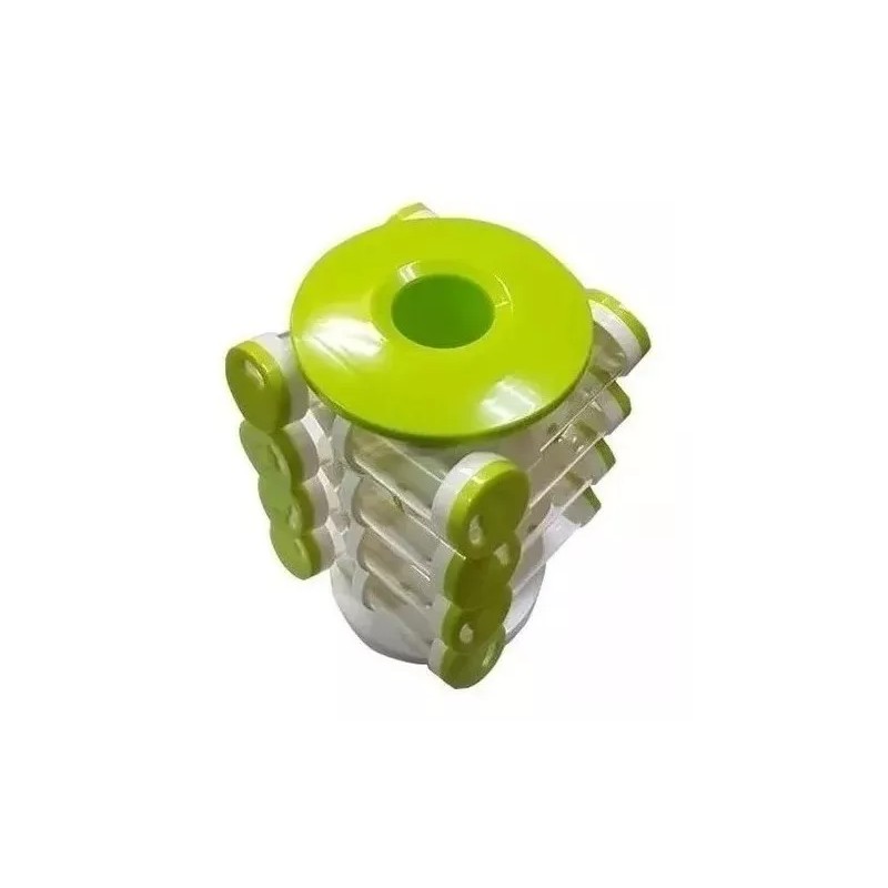 Total Supplier Especiero Spice Rack De 16 Piezas Con Tapas