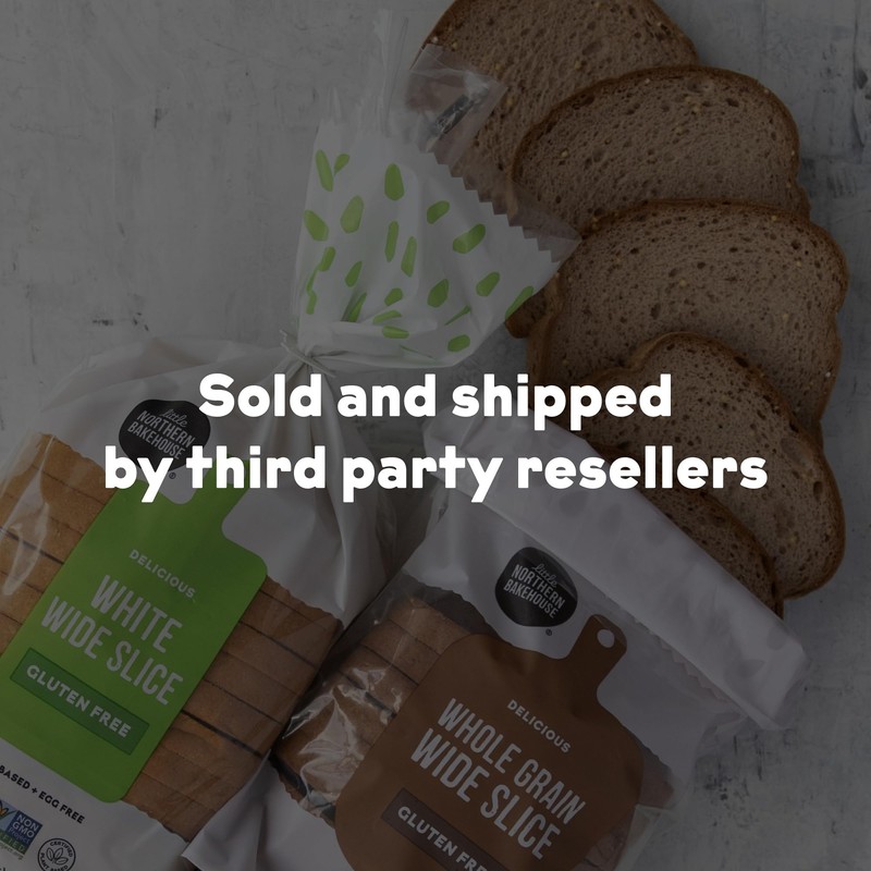 Little Northern Bakehouse Wide Sliced White Gluten Free Bread, Vegan