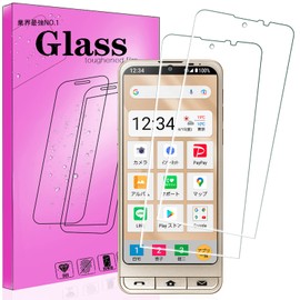 [2-Pack] For Simple Smartphone 6/Sumaho6 Glass Film for Simple Smartphone 6 Tempered Protective Glass for Simple Smartphone 6/Sumaho6 LCD Protective Film [Japan Asahi Glass Material AGC Products