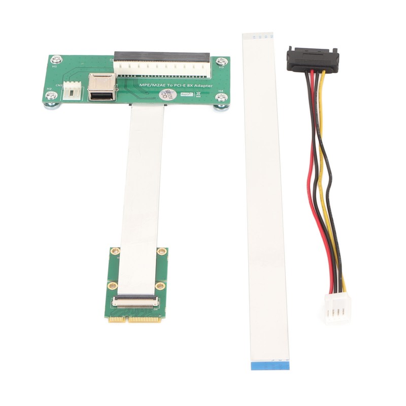 Mini PCIe to PCIe 8X Extension Cable 2.5Gpbs Plug and