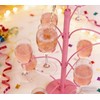 Hebaogugu Wine Glass Holder, Pink Bow Champagne Drink Tower Rack,