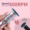 AprElm 4.8IN Longer Electric Foot Callus Remover with 80pcs Sandpaper