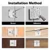 Keyless Combination Cabinet Lock - 3-Digit Security Door Lock for