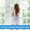 2 PCS Sash Jammers,Sash Jammers for UPVC Doors,Door Jammer for