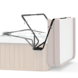 Hot Tub Cover Lifter Spa Cover Lifter Removal System Adjustable Height and Width Hot Tub Lid Lifter Top Mount Fit for Most Spa Hot Tubs