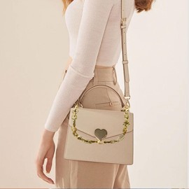 ZCVFA Silver Cute Bag Charms Wallet Chain Keychains, Cherry Gold Chain For Purse Handbags Strap Accessories For Women（Gold）