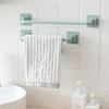 Slim structure new towel rack bathroom wall mount Towel rack short type-pink 3ea