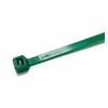 TR Nylon Plastic Cable Ties, Zip Ties Green wrap (Green,