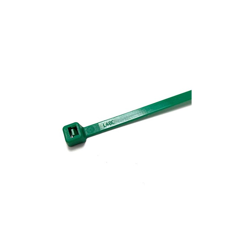 TR Nylon Plastic Cable Ties, Zip Ties Green wrap (Green,