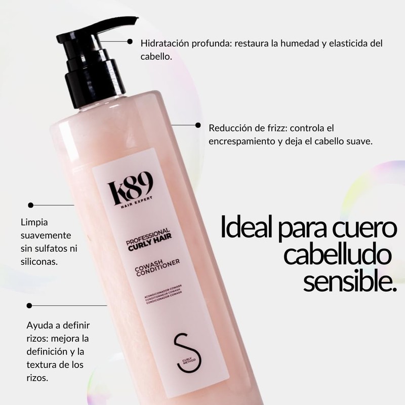 K89 Professional Curly Hair Cowash Conditioner 500 ml