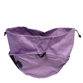 Large Under Seat Storage Basket Bag for Toys, Bottles, Diaper Bag, Compatible with Bugaboo Cameleon 1,2,3 and Frog Baby Child Strollers Prams Pushchairs (Light Purple, with Insert)