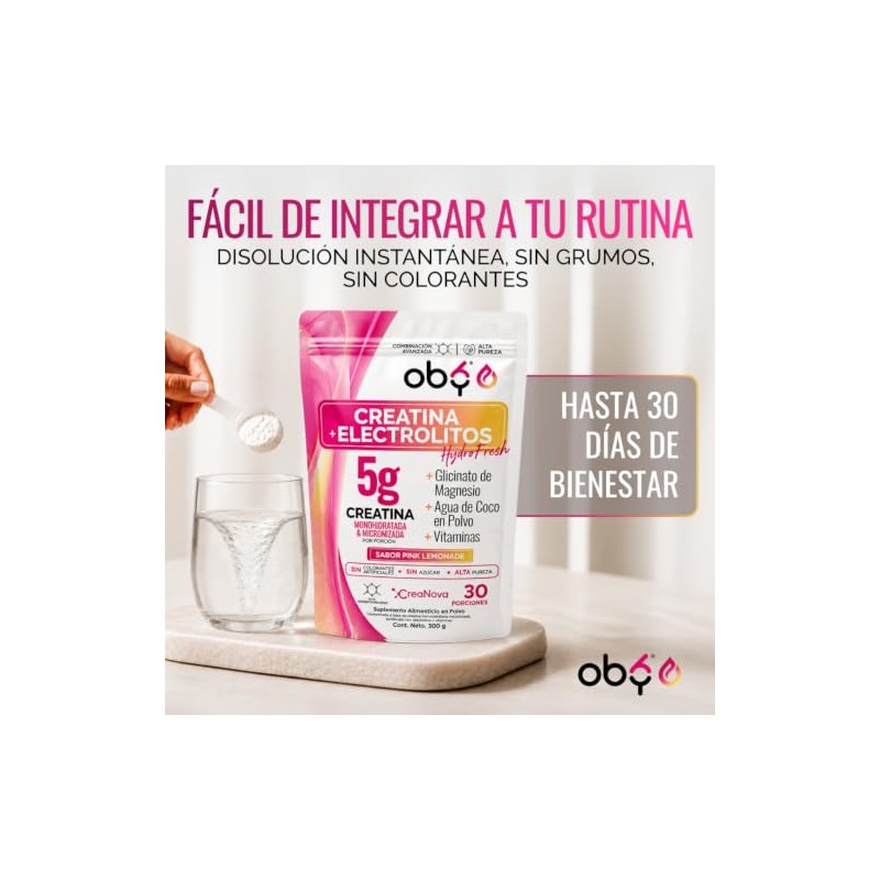 Creatina Monohidratada Micronizada Electrolitos Magnesio Potasio Vitaminas Agua Coco Creatine