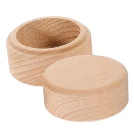 SHOWERORO Tooth Holder Wooden Keepsake Box Durable Fetal Hair Storage Container for Jewelry Teeth present for Showers Birthdays Charming Design